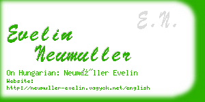 evelin neumuller business card
